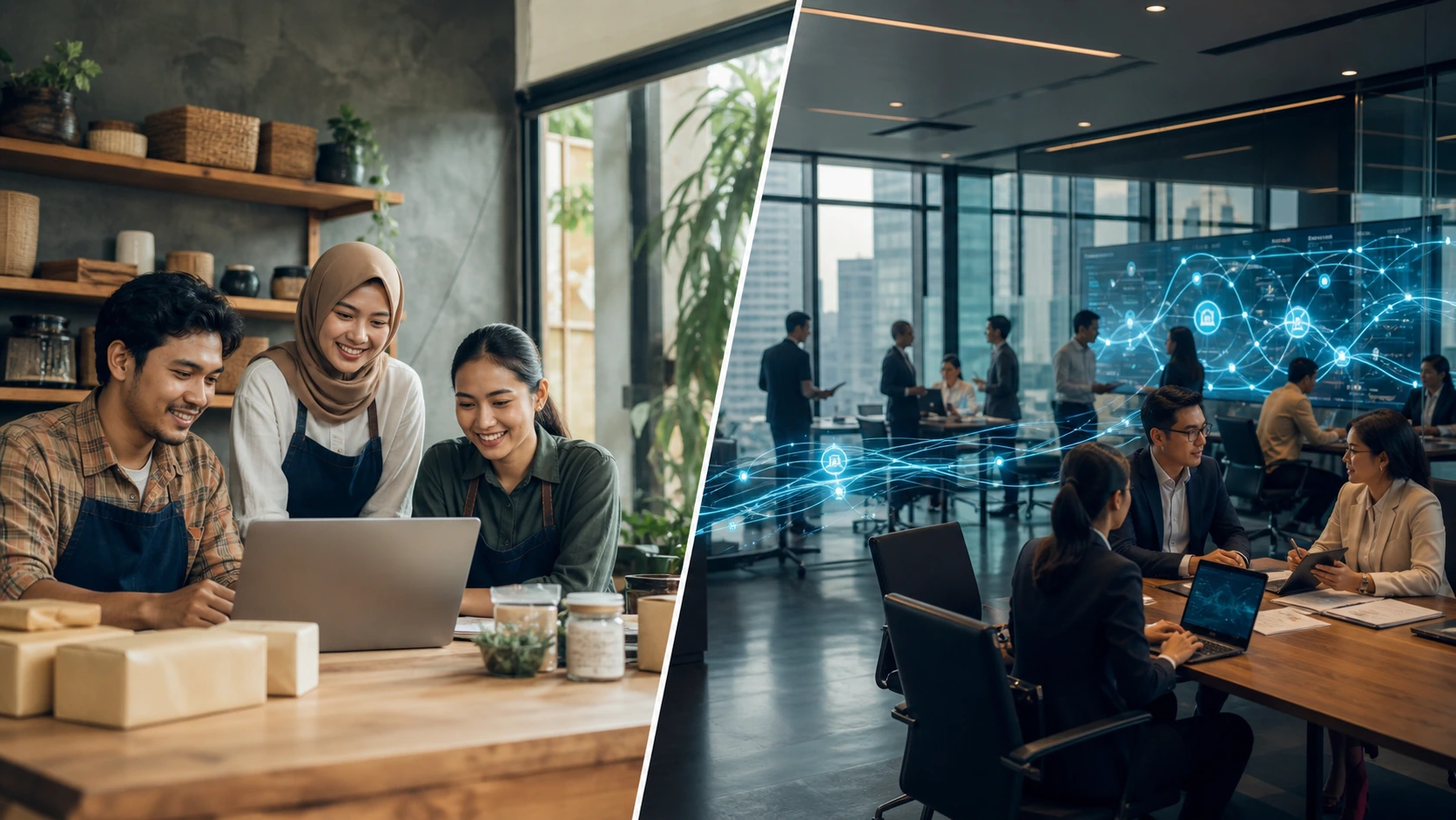 AI Trainer untuk UMKM vs Enterprise: Apa Bedanya Pendekatannya